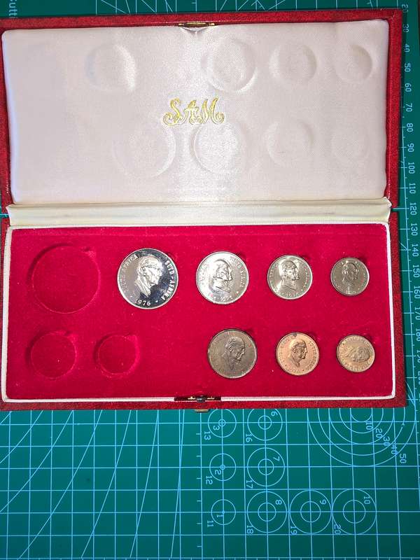 1976 Proof set 7 coins~  no Silver & Gold