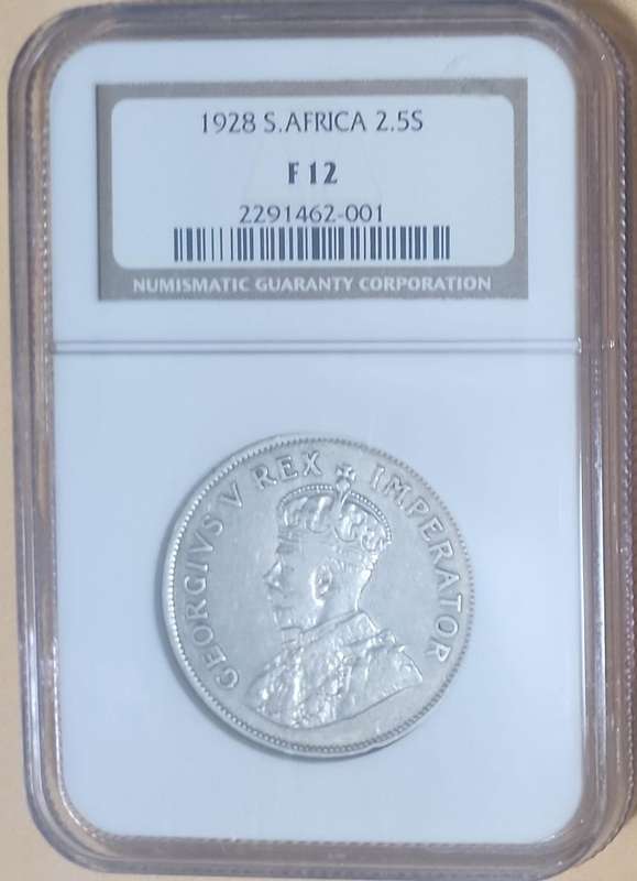 1928 Two and a Half Shillings F12
