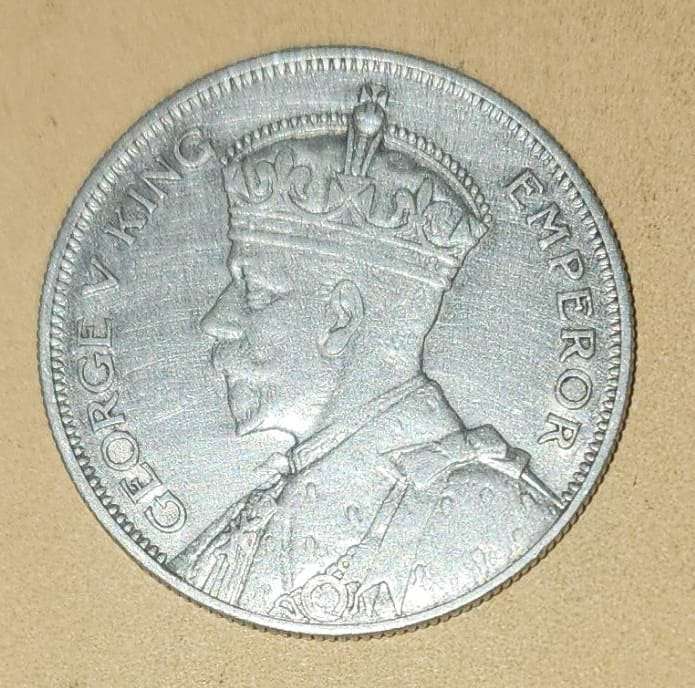 1936 Zimbabwe~ Southern Rhodesia ~ ½ Crown - George V