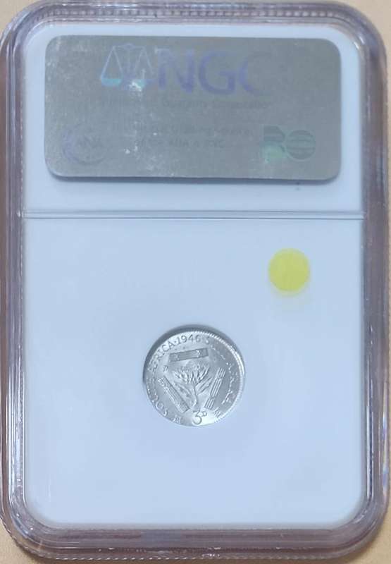 1946 Threepence MS63