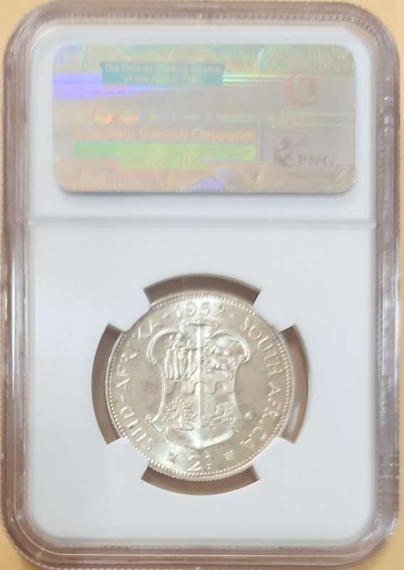 1952 2 shilling (2s) PF64