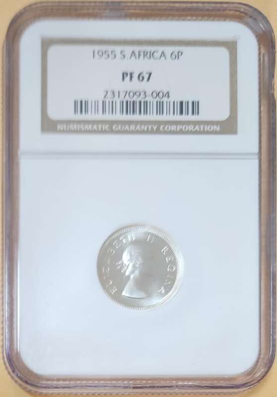 1952 6 Pence ~ PF67