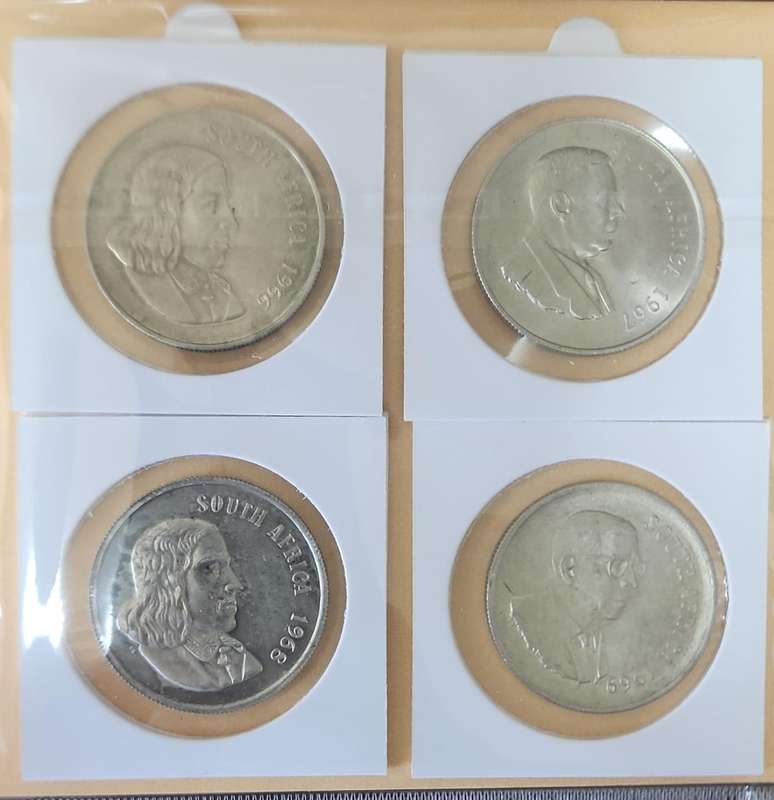R1 Silver ~ 1966(Eng&Afr), 1967(Eng&Afr), 1968(Eng&Afr) & 1969(Eng&Afr) ~ Set!!