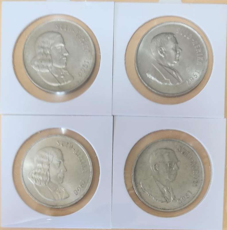R1 Silver ~ 1966(Eng&Afr), 1967(Eng&Afr), 1968(Eng&Afr) & 1969(Eng&Afr) ~ Set!!