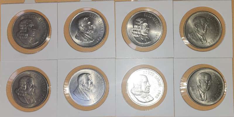 R1 Silver ~ 1966(Eng&Afr), 1967(Eng&Afr), 1968(Eng&Afr) & 1969(Eng&Afr) ~ Set!!