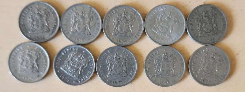1975 5c Bid per Coin