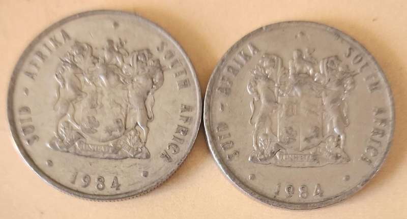1984 R1 (One Rand) ~ Bid per Coin