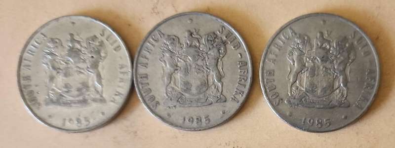 1985 50c ~ Bid per Coin