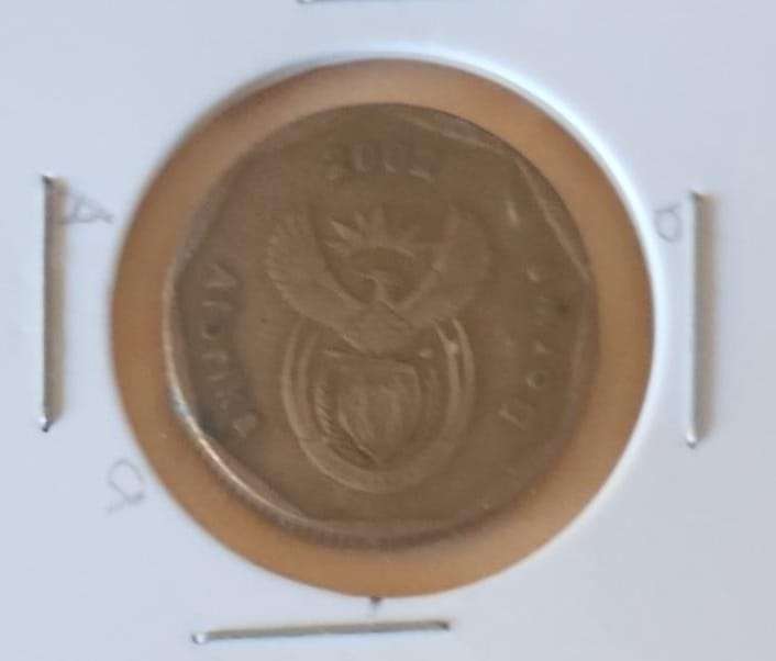 2002 RSA 50c Soccer - error 3 "a"s partly filled A, a & a