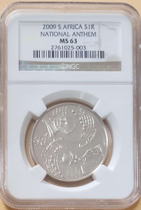 2009 R1 Silver MS63 ~ National Anthem