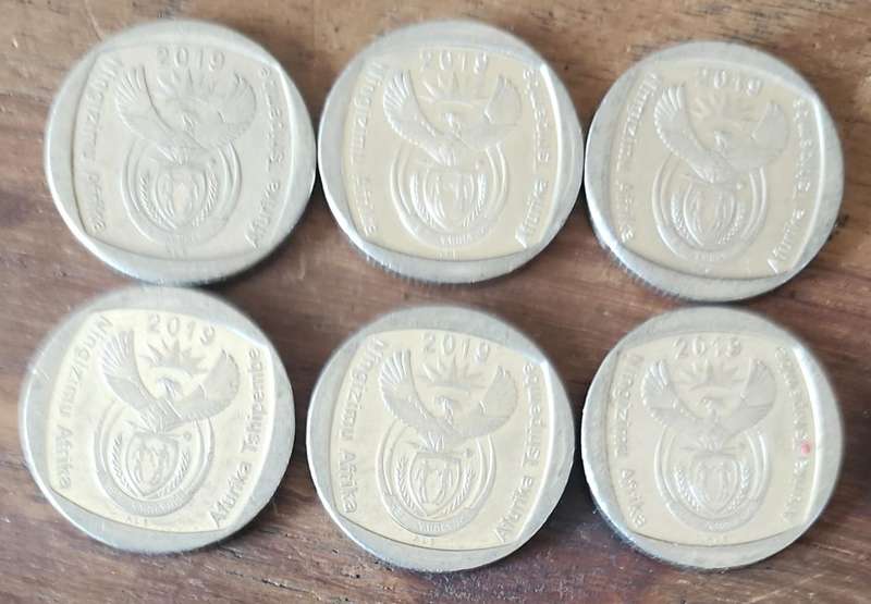 2019 1 Rand ( BID PER COIN) AU