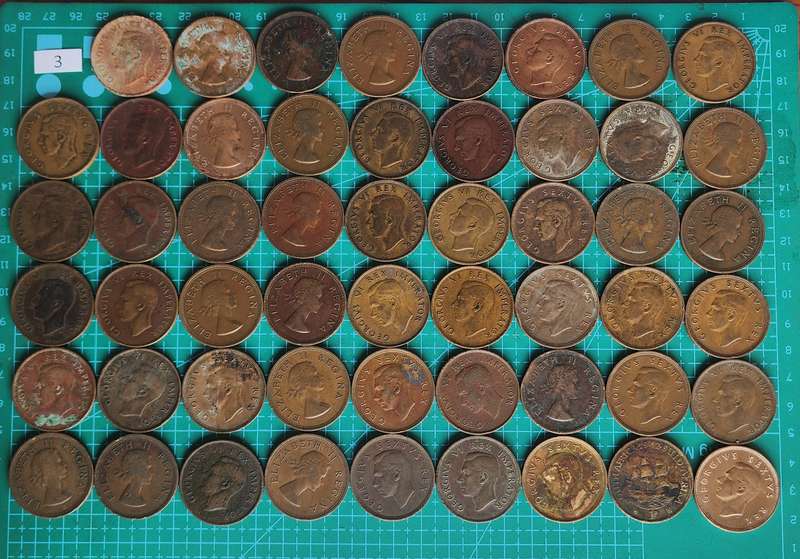 Union Penny Set ~ 1D ~ 53 Coins