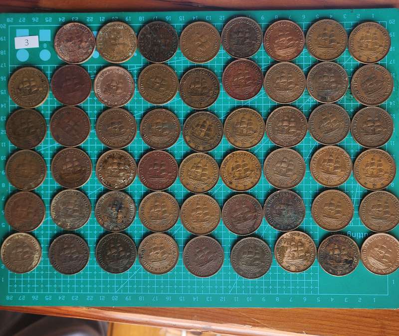 Union Penny Set ~ 1D ~ 53 Coins