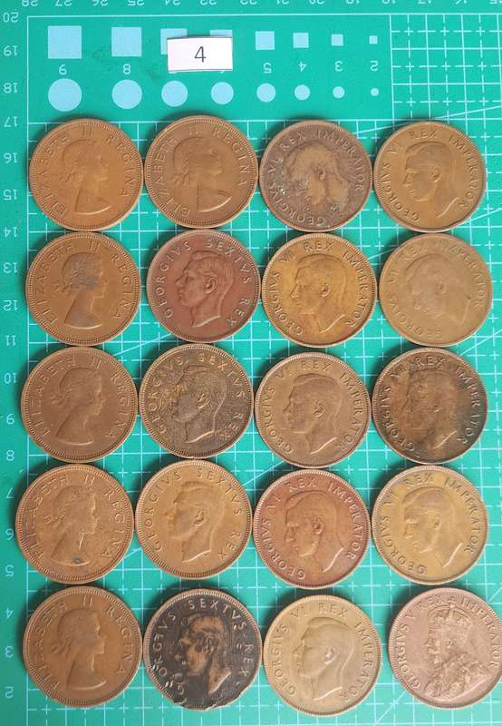 Union Penny Set ~ 1D ~ 20 Coins