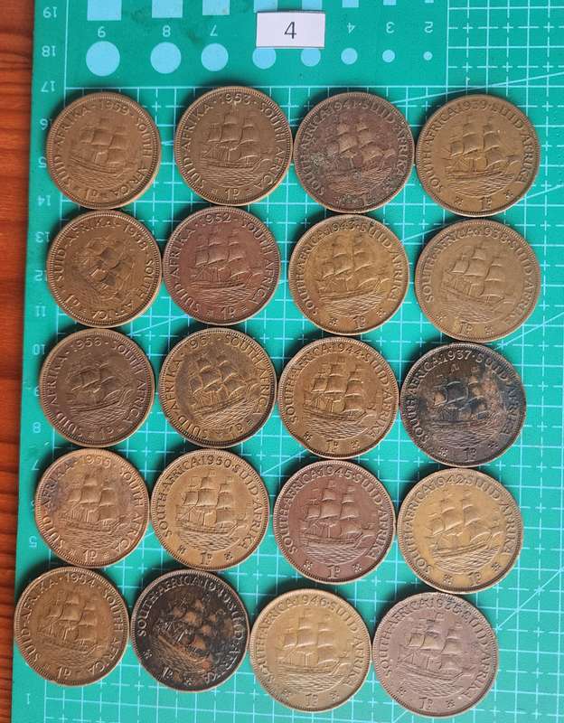 Union Penny Set ~ 1D ~ 20 Coins