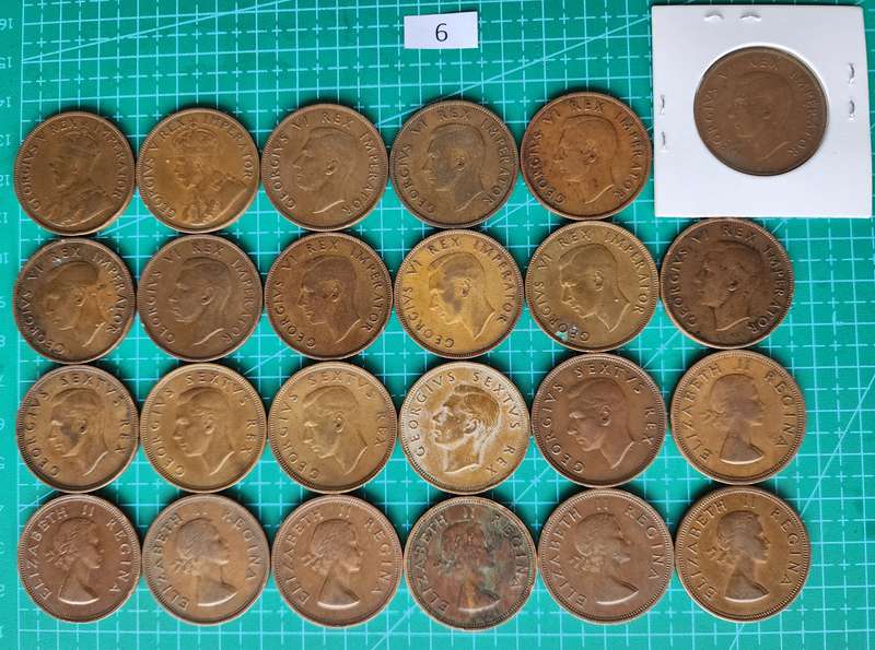 Union Penny Set ~ 1D ~Most Complete Set