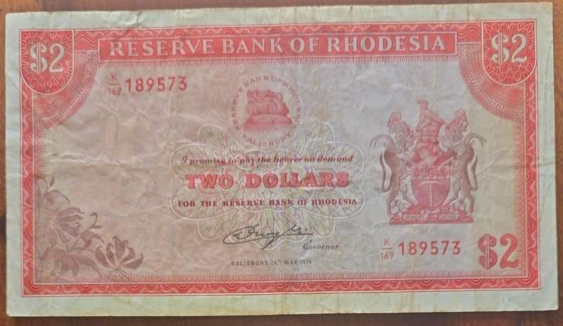 Rhodesia $2 K169 189573