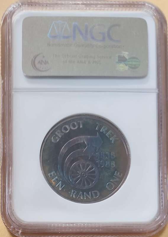 1988 R1 Silver PF66 Ultra Cameo ~ Groot Trek