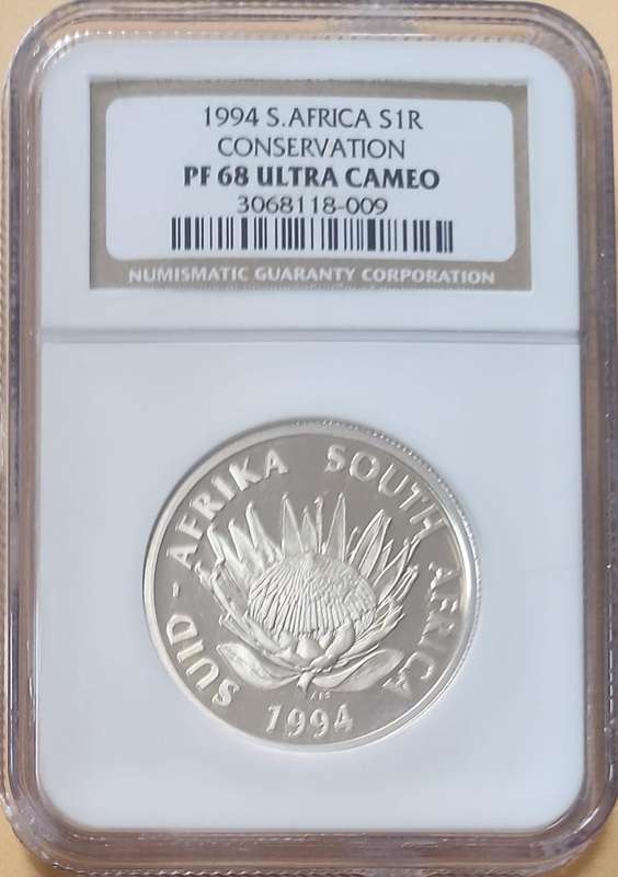 1994 R1 Silver PF68 Ultra Cameo ~ Conservation