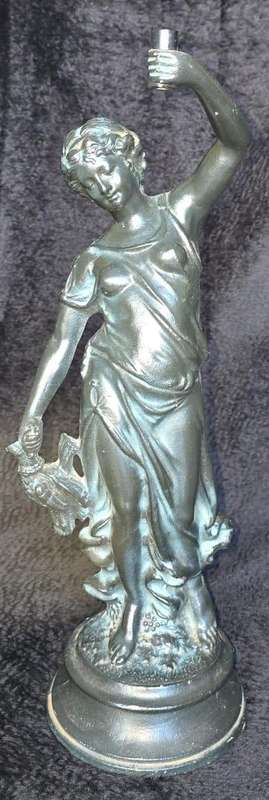 Vintage Figure ~ Cast Iron  ~ Beautiful Black Statue Black, Rare Find!