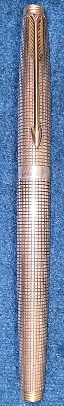 VINTAGE 1966 Parker 75 Sterling Silver Cicelé fountain pen with 14K Gold Nib