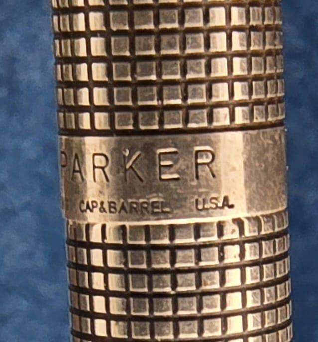 VINTAGE 1966 Parker 75 Sterling Silver Cicelé fountain pen with 14K Gold Nib