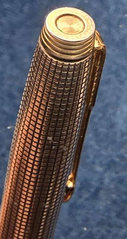 VINTAGE 1966 Parker 75 Sterling Silver Cicelé fountain pen with 14K Gold Nib
