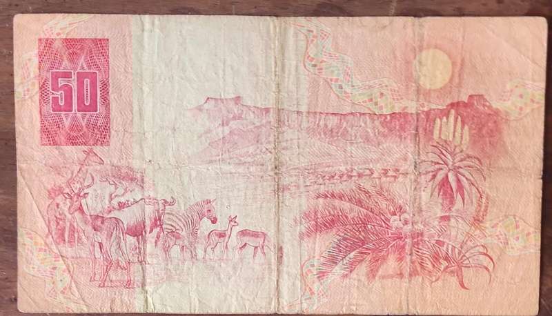R50 Stals 1st & last ISSUE 1990 ~ Fifty Rand ~ Nice Prefix ~ AD0440408