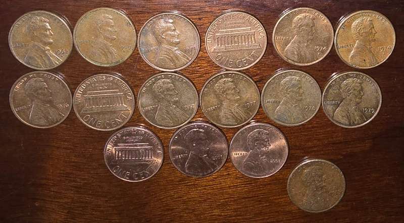 USA One Cent - Bid per Coin to Take ALL!