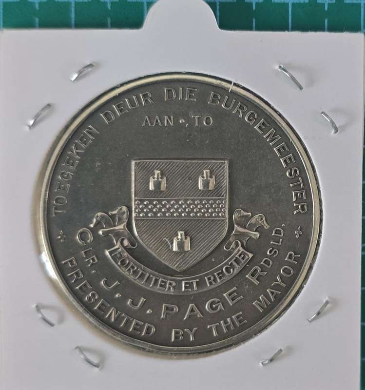 Voortrekker Eeufees 1838-1938 ~ Ossewa Medals ~ 925 Silver (J.J. PAGE) ~ 4 Items - Memorabilia