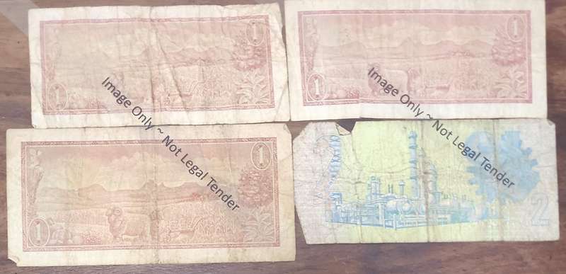 R1 1st issue de Jongh 1967 & 1972 notes, plus a de Kock 3rd issue!