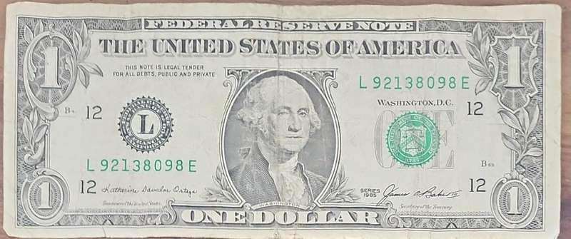 1985 USA 1 DOLLAR~ SAN FRANCISCO