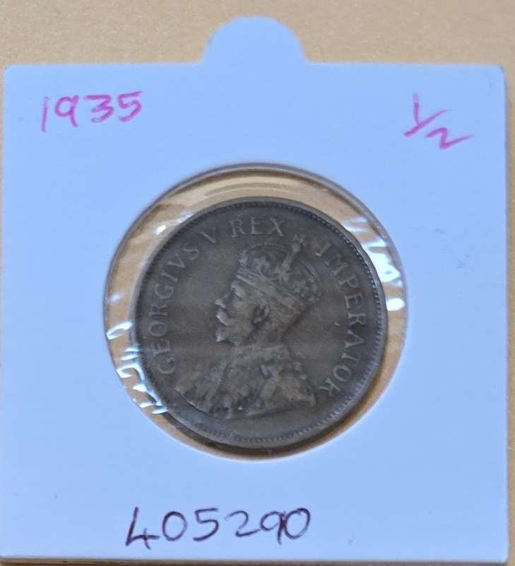 1935 Half Penny ~ mintage 405290