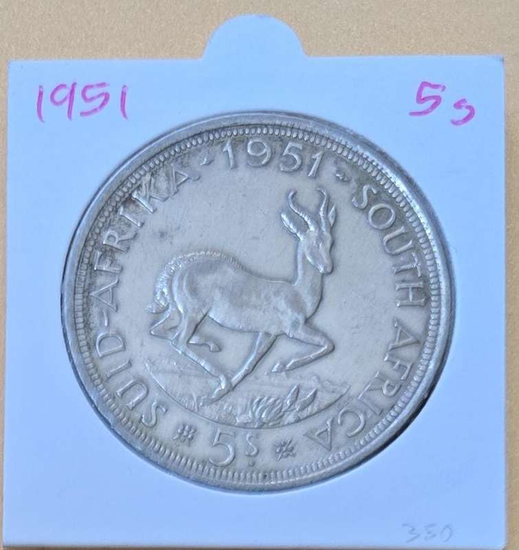 1951 Five Shillings ~ Crown (5s)