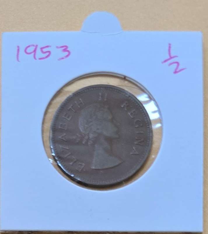 1953 Half Penny