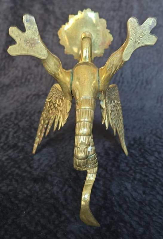 Bronze Dragon Candle Holder Antique Ornament