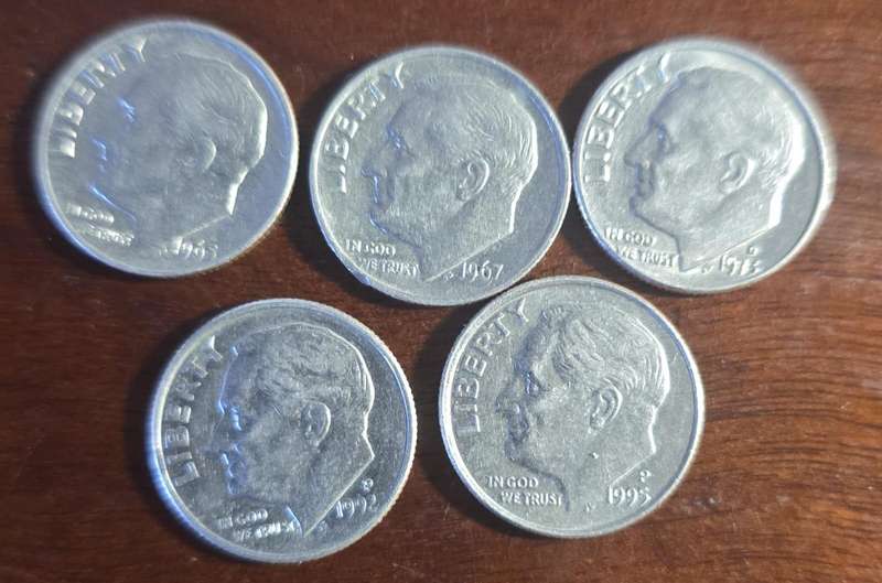 USA One Dime - Bid per Coin to Take ALL!