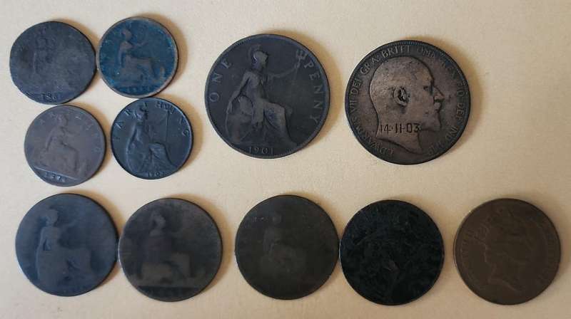 Great Britain ~ Farthing, Half & Penny ~ from 1861