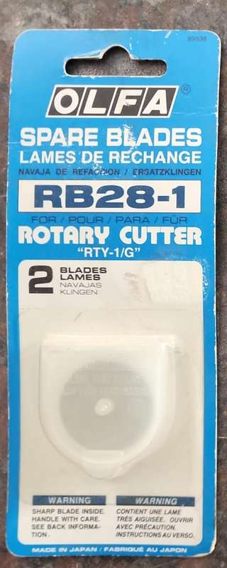 OLFA RB28-1 Rotary Cutter Blades ~ 2 Pack