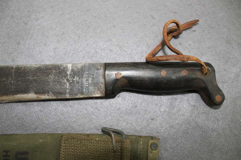 WW2 U.S Machete, Collins 1944 - with scabbard