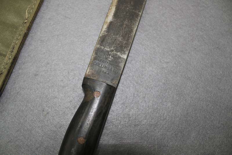 WW2 U.S Machete, Collins 1944 - with scabbard