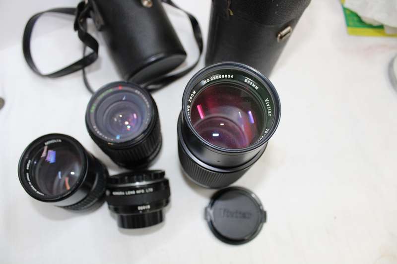 Camera lenses - take all for R 500!!