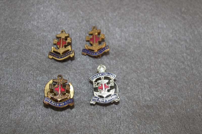Boy's Brigade badges x 4 - all R 80!