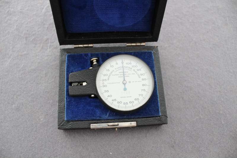 Minden Paper Gauge - as new condition!