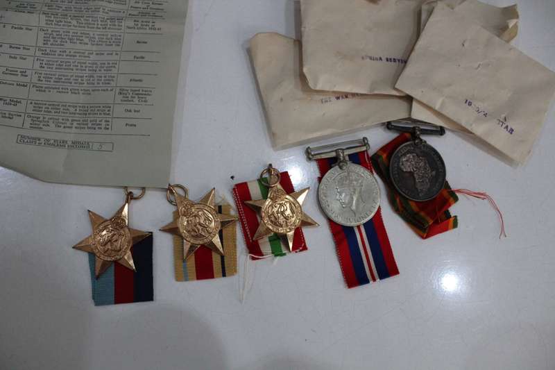 WW2 medal set x 5