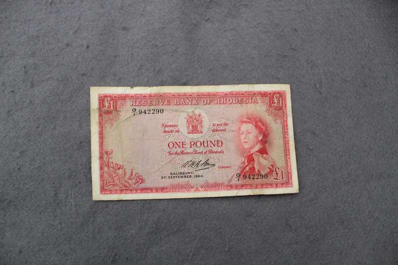 Rhodesian one pound note