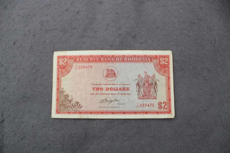 Rhodesian $2 note - nice!