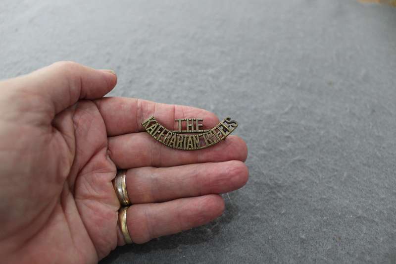 The Kaffrarian Rifles Shoulder Title Badge