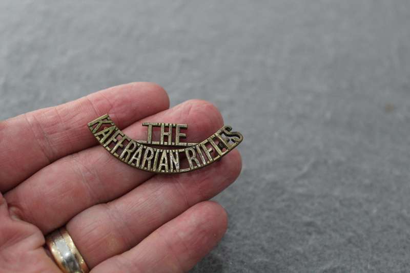 The Kaffrarian Rifles Shoulder Title Badge
