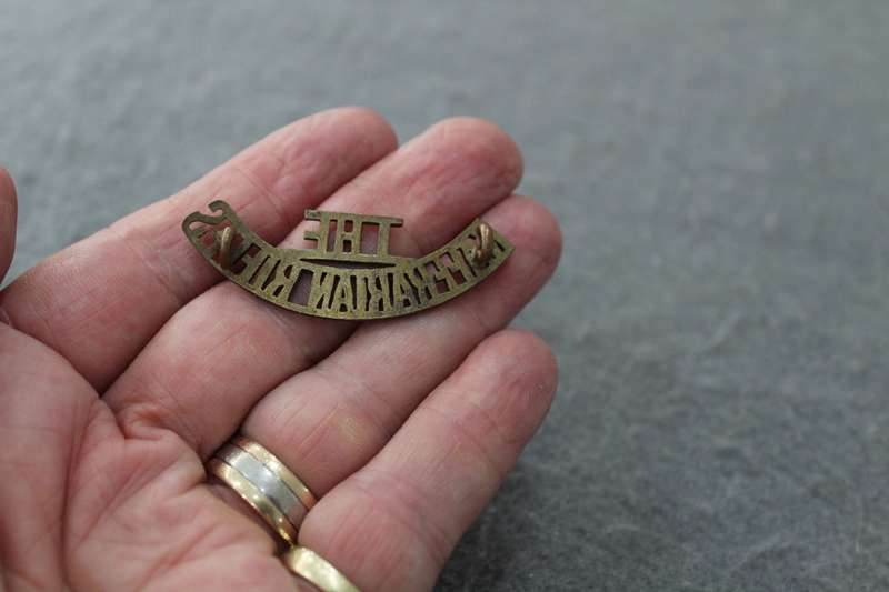 The Kaffrarian Rifles Shoulder Title Badge